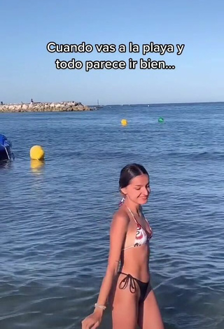 Cute Larevuelta in Bikini at the Beach