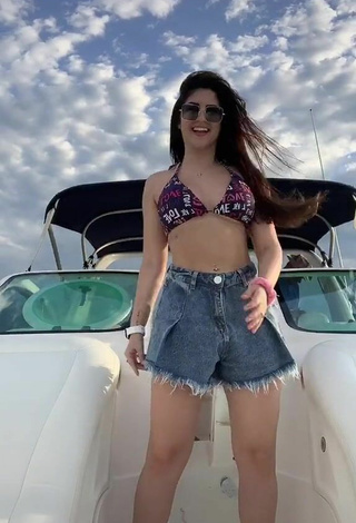 2. Sultry Le Azevedo in Bikini Top on a Boat