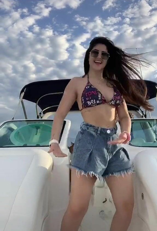 4. Sultry Le Azevedo in Bikini Top on a Boat