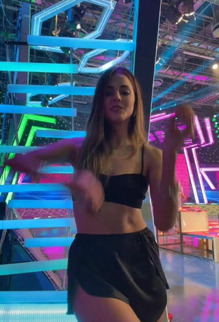 5. Sexy Luciana Fuster in Black Crop Top