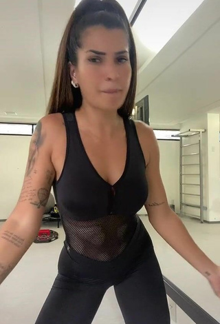 Cute Marina Ferrari in Sport Bra in the Sports Club