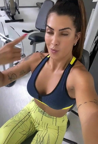 2. Cute Marina Ferrari in Sport Bra in the Sports Club