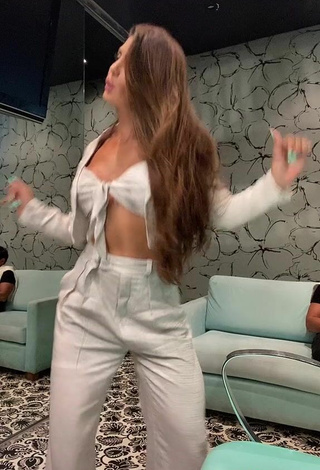 5. Sweetie Marina Ferrari in White Crop Top