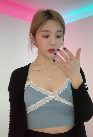 5. Sultry Nayeonk96 in Blue Crop Top