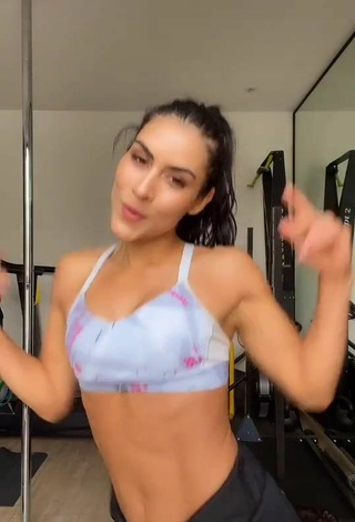 Sultry María León in Sport Bra