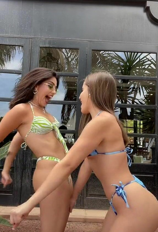 Sexy Victoria Caro in Bikini and Bouncing Boobs