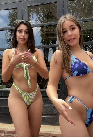 2. Cute Victoria Caro in Bikini (Underboob)