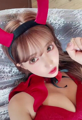 3. Sultry Yua Mikami Shows Cleavage in Red Bra