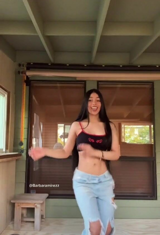 2. Fine Barbara Ramirez in Sweet Crop Top