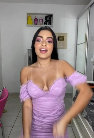 6. Really Cute Bela Almada Shows Cleavage and Bouncing Boobs