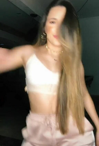 3. Sexy Bya Kessey in White Crop Top