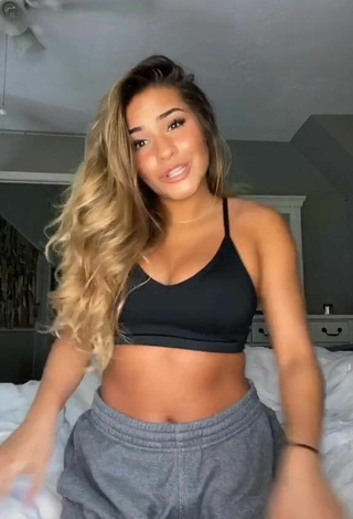 4. Titillating Camryn Cordova Shows Cleavage in Black Sport Bra