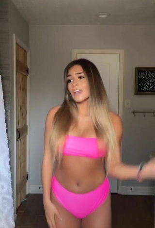 5. Sexy Camryn Cordova Shows Cleavage in Firefly Rose Bikini and Bouncing Boobs