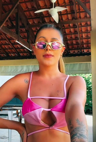 Sultry Ca Garcia Shows Cleavage in Bikini