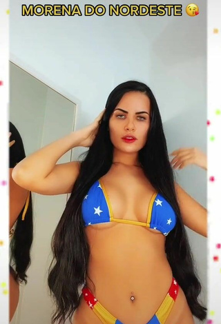 6. Dine Azevedo Shows Cleavage in Hot Bikini