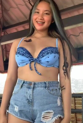 6. Sultry Vanessa Domingo Shows Cleavage in Bikini Top and Bouncing Boobs