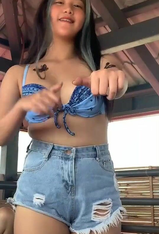 6. Sexy Vanessa Domingo in Bikini Top and Bouncing Tits