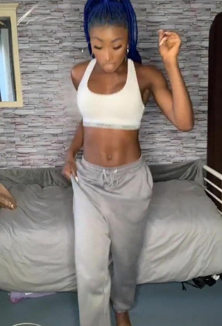 5. Sultry Oluwanifewa Agunbiade in White Sport Bra and Bouncing Tits