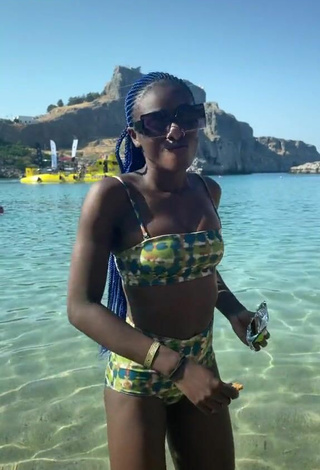 3. Luscious Oluwanifewa Agunbiade in Bikini in the Sea