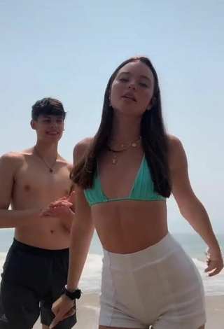 Sexy Itspeytonbabyy in Bikini Top at the Beach