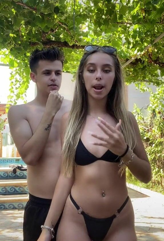 4. Titillating Judith Martos in Black Bikini