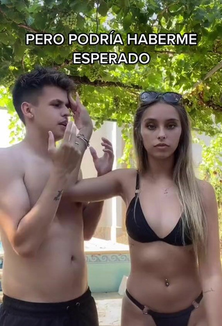 6. Hot Judith Martos in Black Bikini