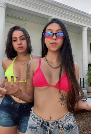 Julia Guerra Shows her Cute Cleavage (Underboob)