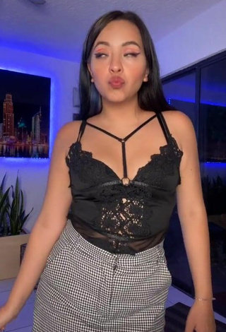 Titillating Karen Bustillos in Black Top