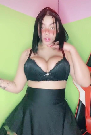 5. Sultry Karniello in Black Skirt and Bouncing Boobs