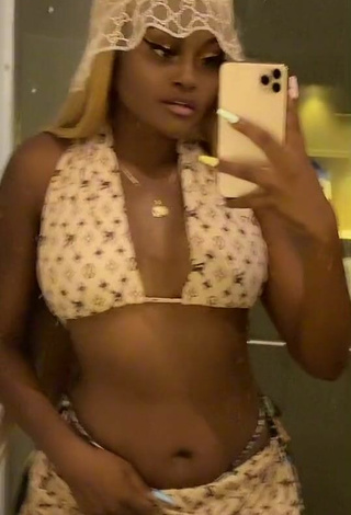 5. Sultry Lajesuu in Bikini Top