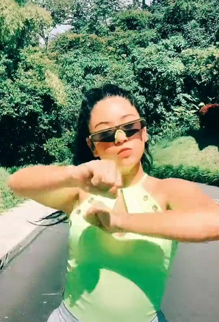 6. Titillating Mafe Vásquez in Green Top