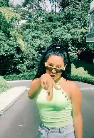 6. Sexy Mafe Vásquez in Green Top