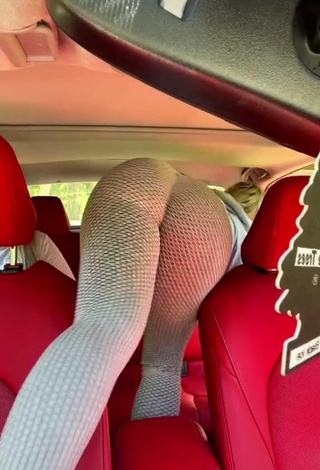 4. Hot Makayla Weaver Shows Butt in a Car