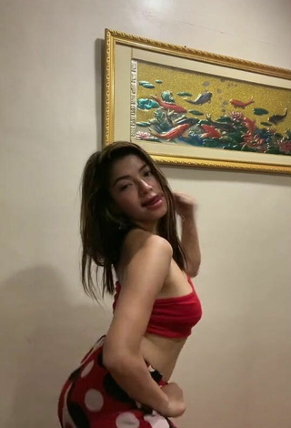 5. Sultry Marylaine Amahit in Red Tube Top