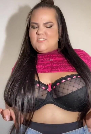 5. Sultry Netta Barzilai in Black Bra