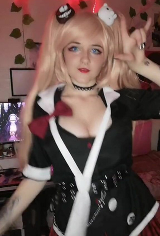 4. Really Cute Ryn GamerGirl Egirl Shows Cosplay and Bouncing Boobs