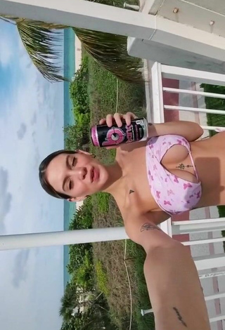 6. Luscious Sasha Ferro Shows Butt at the Pool