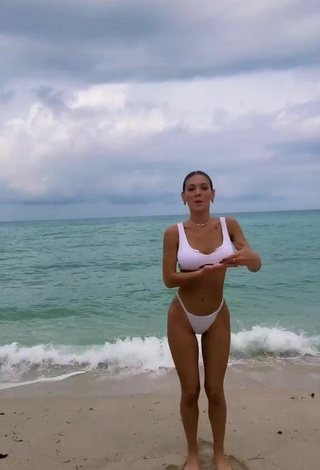 3. Erotic Sasha Ferro in Thong at the Beach