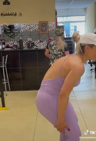 5. Wonderful Vivi Winkler Shows Butt in the Sports Club