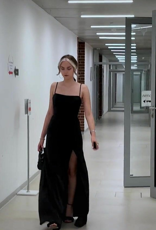 3. Sultry Yuliya YULОVA in Black Dress