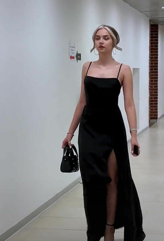 4. Sultry Yuliya YULОVA in Black Dress