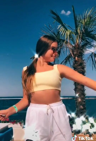 5. Sexy Zelenskaya Darina in Crop Top at the Seafront