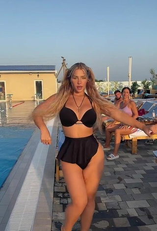 2. Beautiful MIRAVI in Sexy Black Bikini