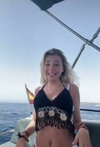 6. Beautiful Aaamalia in Sexy Bikini on a Boat