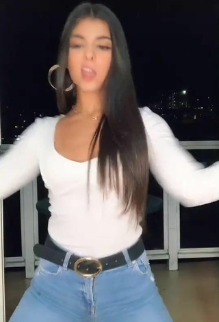 3. Sexy Adriana Daabub in White Top