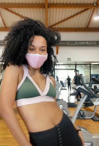 2. Luscious Aina da Silva in Sport Bra in the Sports Club