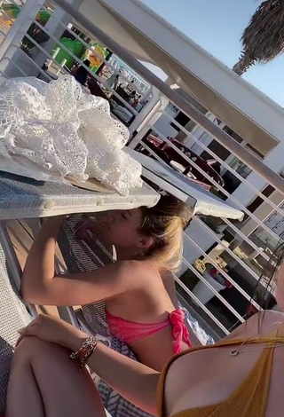 2. Sultry Angelica Giustolisi Shows Cleavage in Bikini Top (Side Boob)