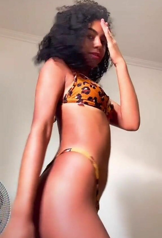 3. Titillating Angel Oficial in Leopard Bikini