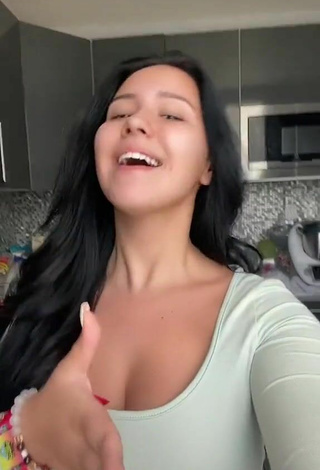 2. Hot Anissa Shows Cleavage