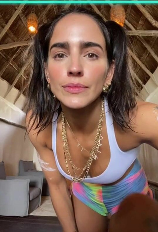 Luscious Bárbara de Regil in White Sport Bra